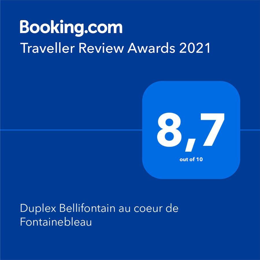 Duplex Bellifontain Au Coeur De Fontainebleau Apartment Екстериор снимка